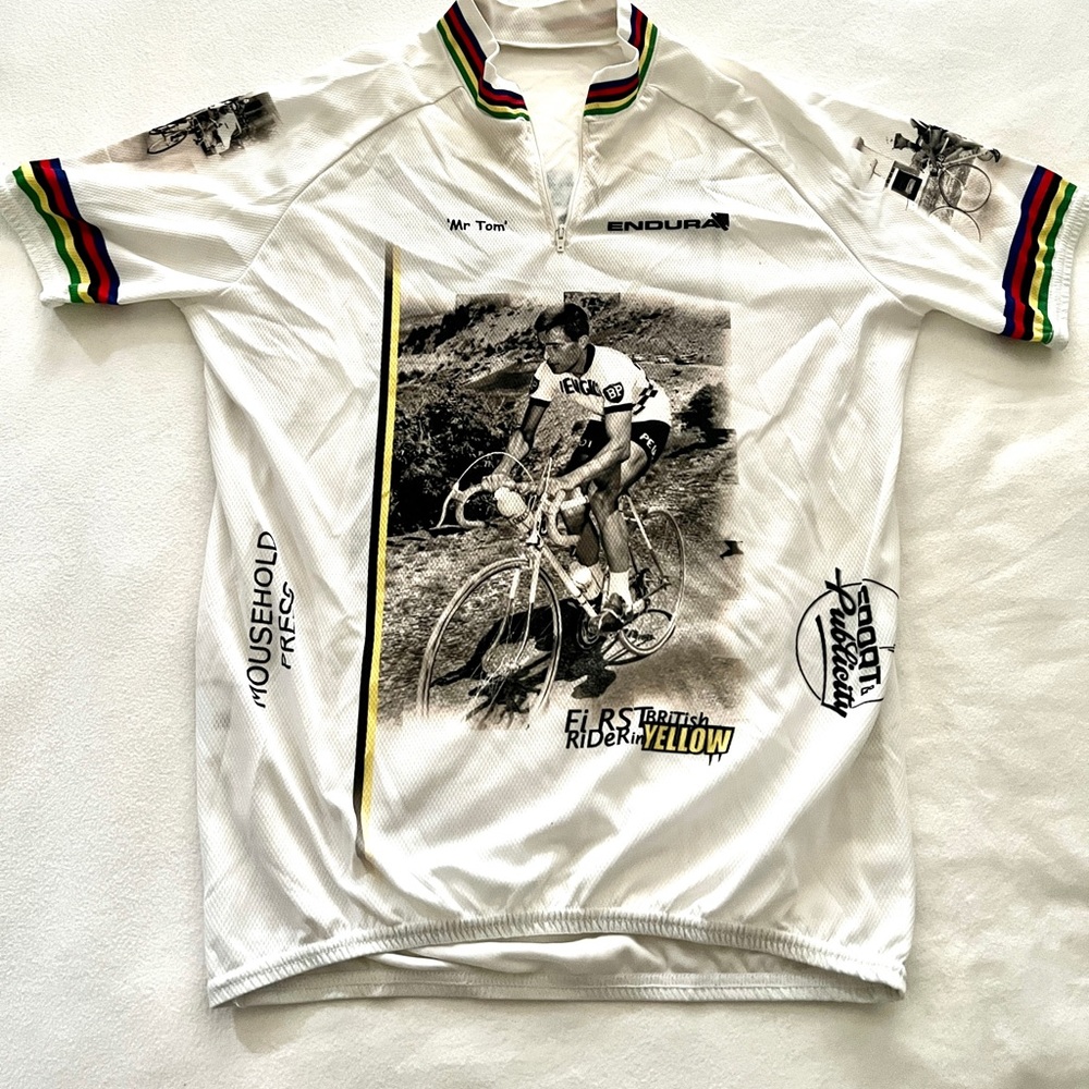 Endura road bike cycling jersey. Mr. Tom version.
